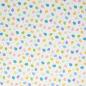Preview: Bauwoll Druck Bunte Eier auf Weiß von Happy Easter by Swafing 